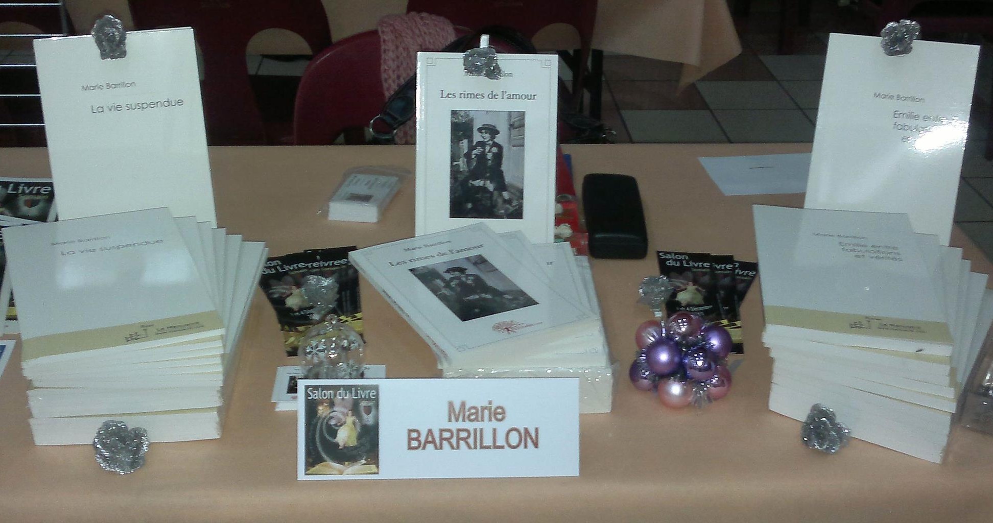 Marie BARRILLON - Salon du livre de Somain (59) - Le 04-12-2011